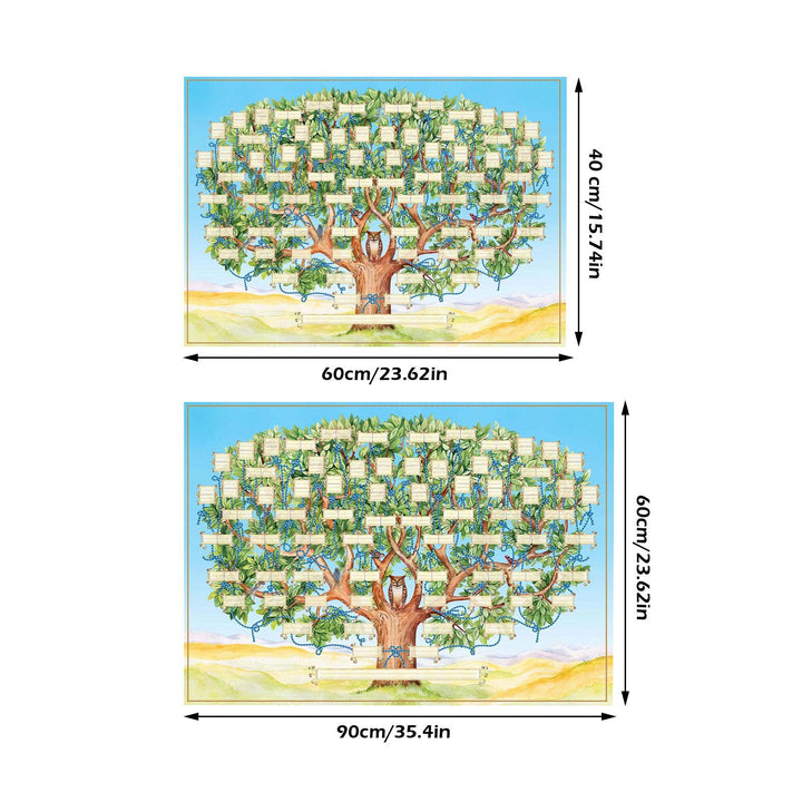 Norvo | Kletshuts Familietre - Gjør-Det-Selv Familietre Diagram