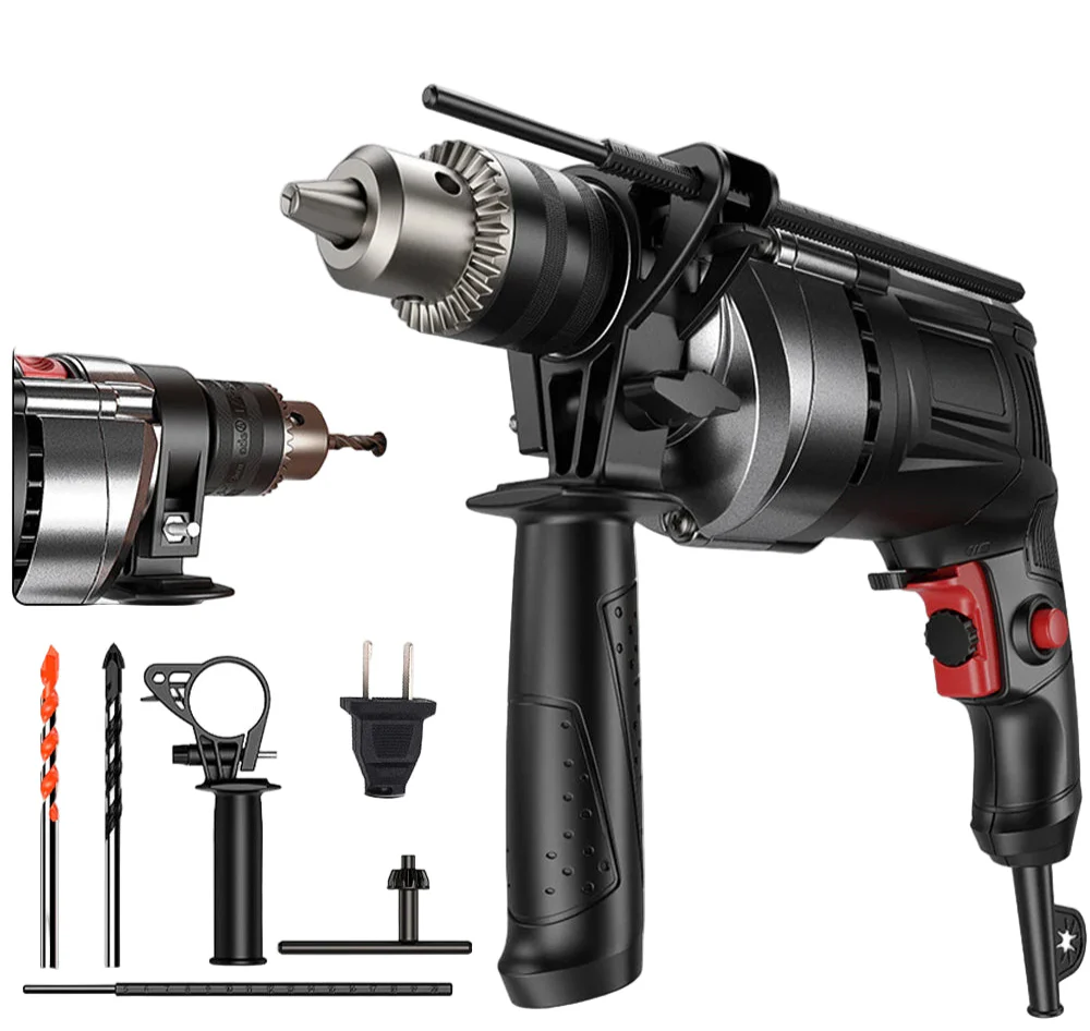 Norvo | 780W Elektrisk Hammer & Boremaskin med Variabel Hastighet – DrillForce