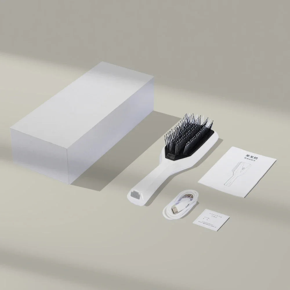 Norvo | Infrarød Hodebunnskam VITALUXE | LED Terapi & Massasje | USB Oppladbar | Fremmer Hårvekst & Avslapning | 22×6.5×5.2 cm