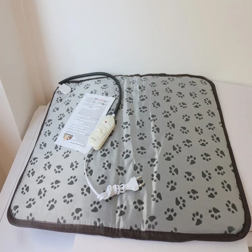 Norvo | Oppvarmet kjæledyrmatte PawTherm | Temperaturkontroll & Timer | Vanntett & Trygg | For Hunder & Katter