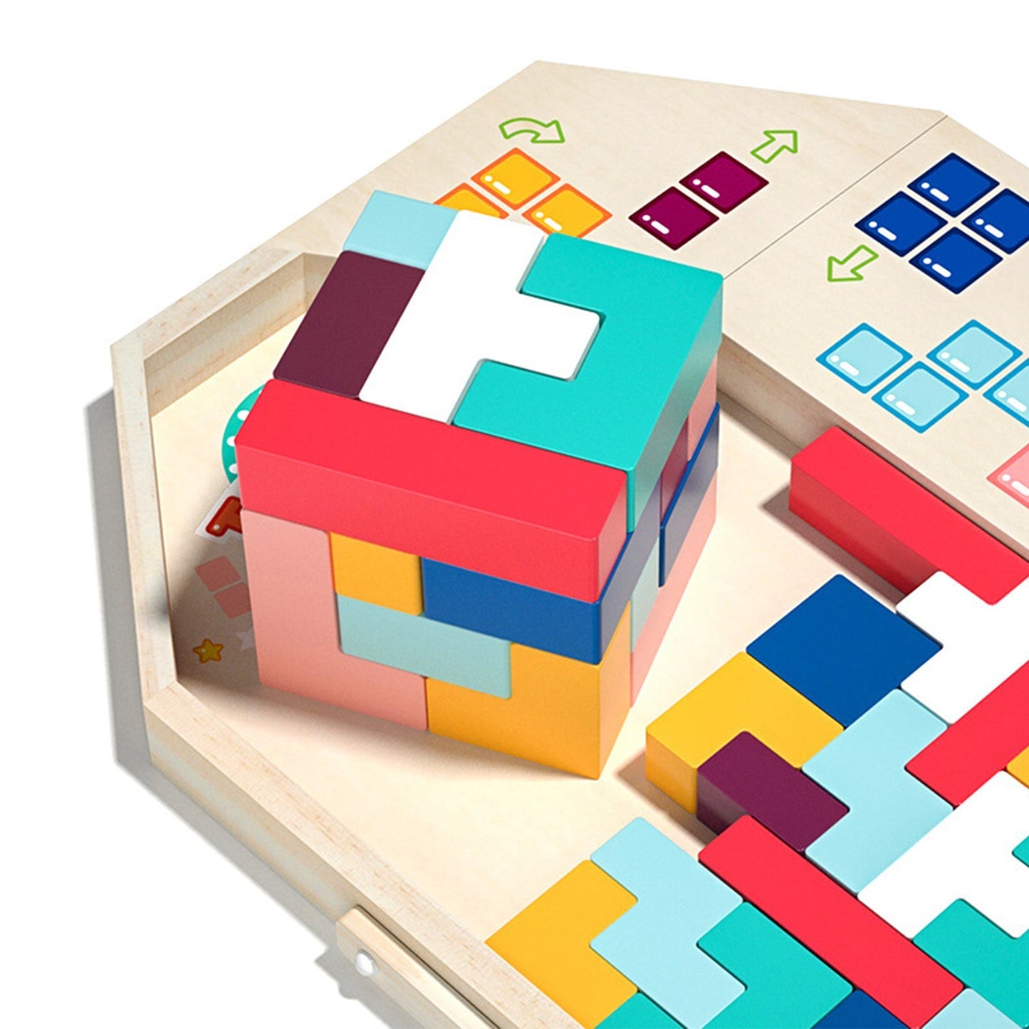 Norvo | 3D Trecreative Utdannende Puslespill