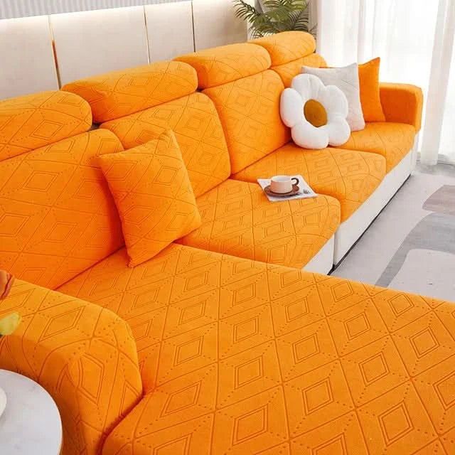 Norvo | SlipBliss - Elegant Jacquard Non-Slip Sofa Trekk