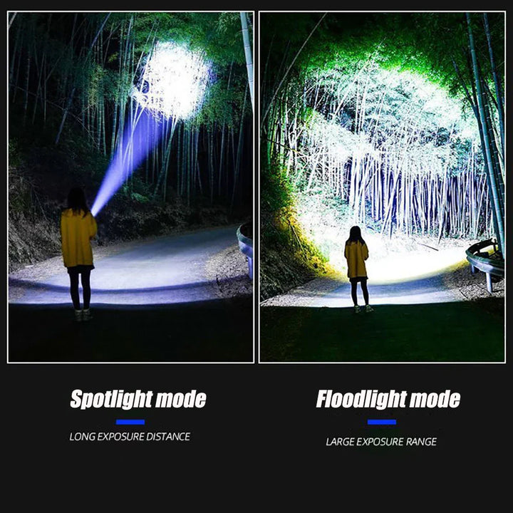 Norvo | Oppladbar 10000 Lumen LED lommelykt 1+1 GRATIS – Striker