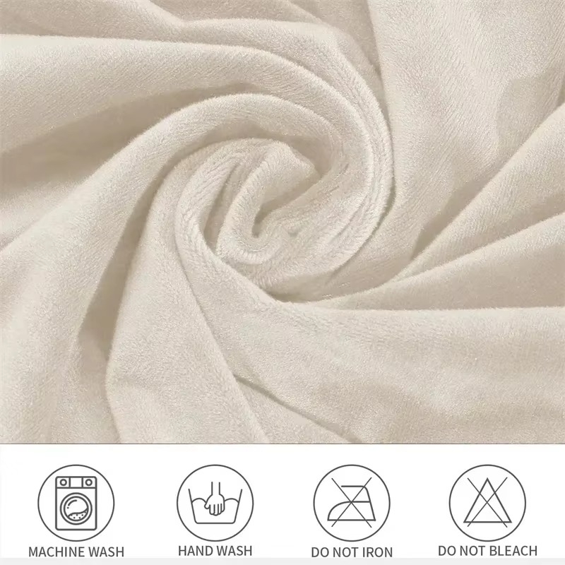 Norvo | Fløyelsstoltrekk med elastisk passform for krummede armlenker til spisestoler