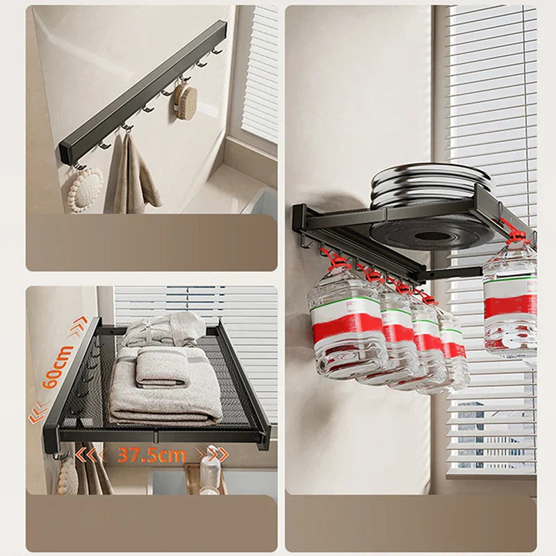 Norvo | Ultra Suction Utvidbar Håndklesamling Organiser Stativ