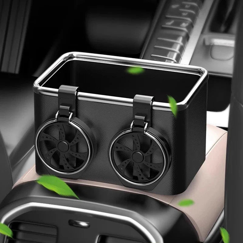 Norvo | Bil armlene oppbevaringsorganisator med koppholder