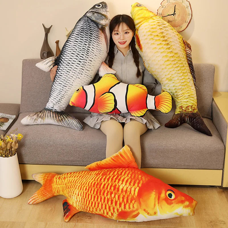 Norvo | Giant Fish Plush Realistiskpute