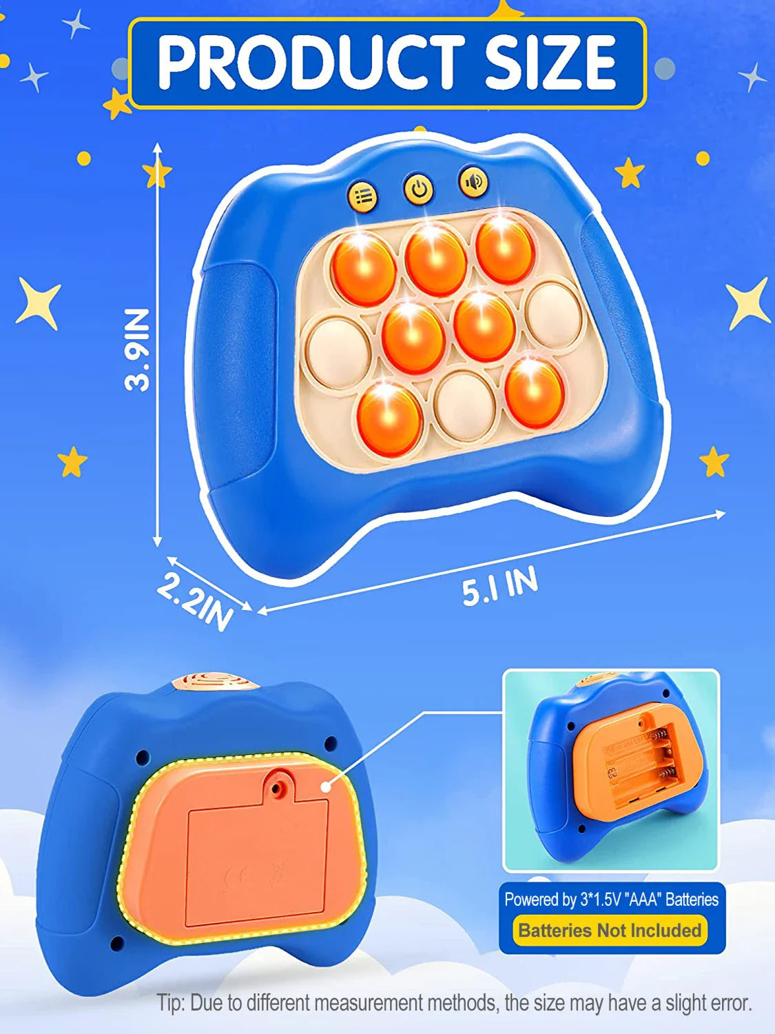 Norvo | Musikk Pop Up Fidget Leketøy