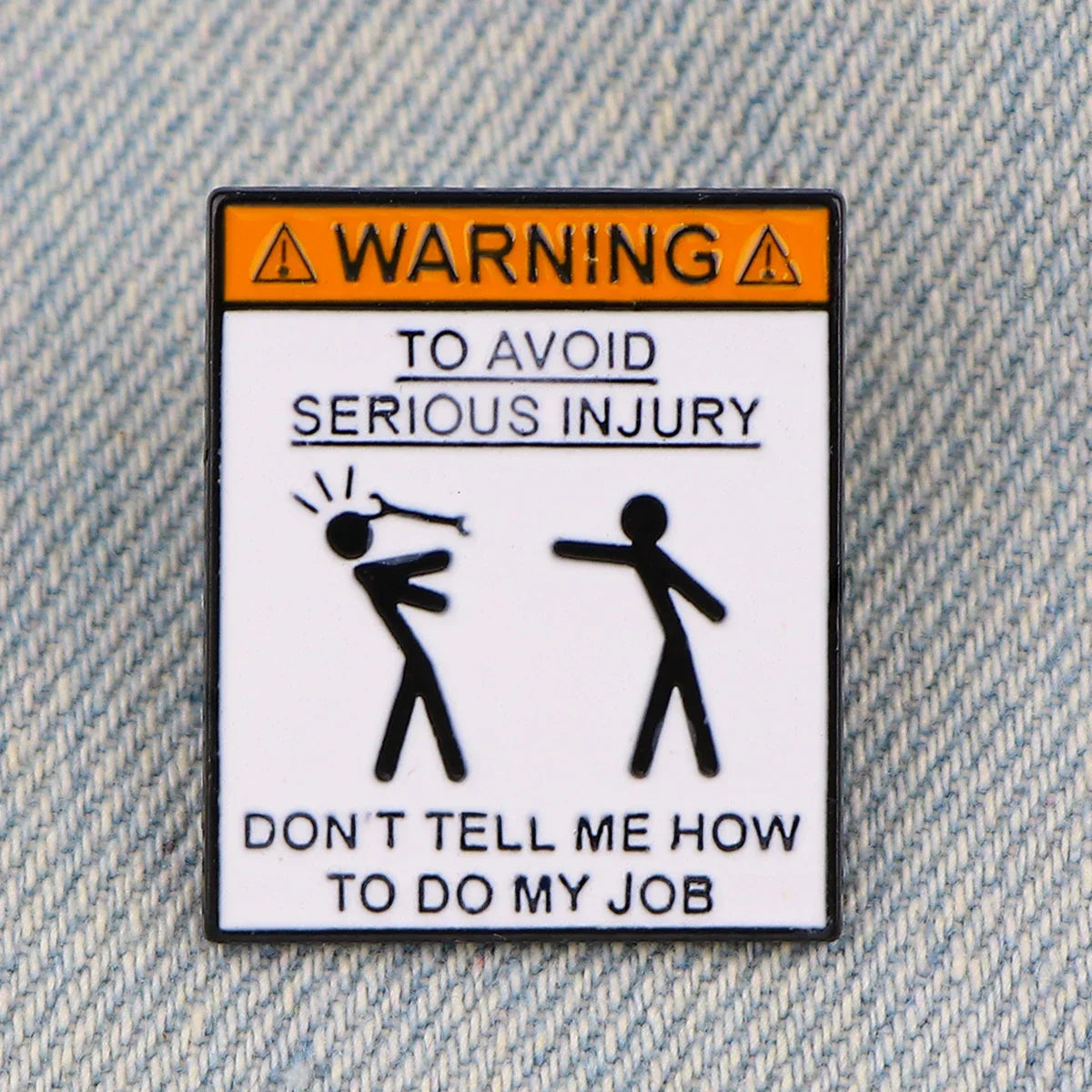 Norvo | Ikke fortell meg hvordan jeg skal gjøre jobben min Morsom skilt