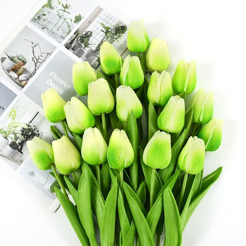 Norvo | Kunstig Tulipanbukett med Realistiske Livaktige Blomster
