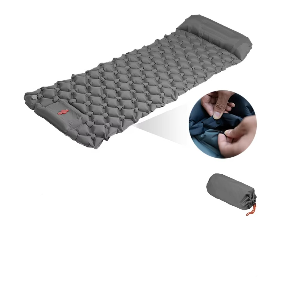 Norvo | Oppblåsbar Camping Sengematte med Innebygd Pute for Fotturer