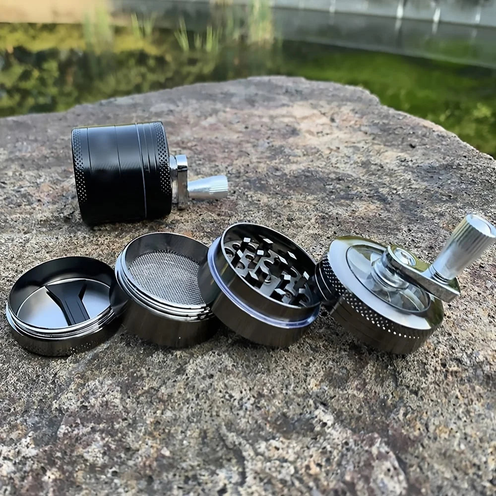 Norvo | Nøtt og Hard Krydderkvern - Håndverktøy for å male muskatnøtt, ingefær, steinsalt og pepperkorn