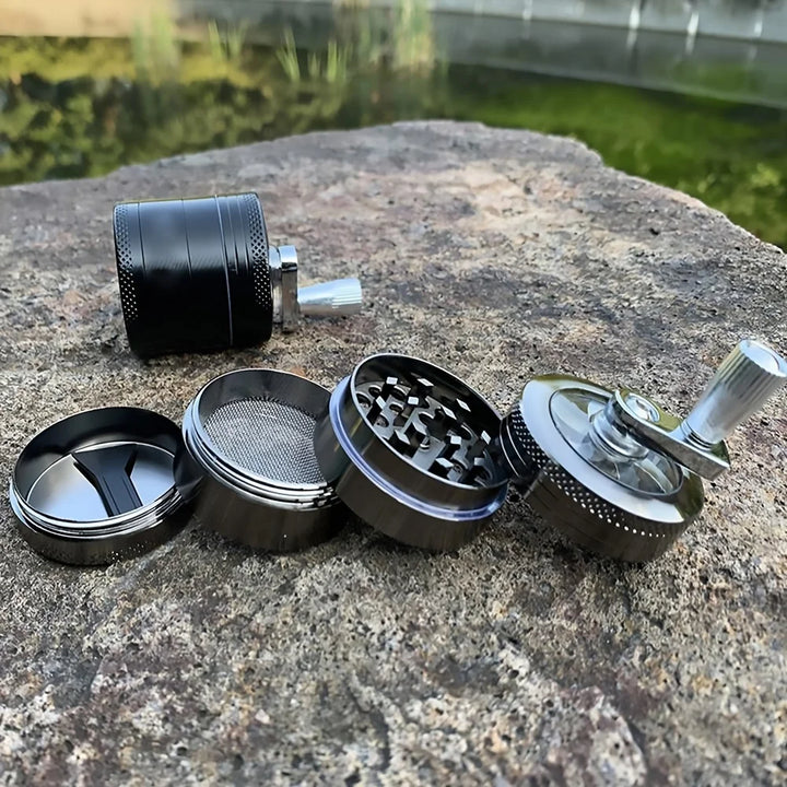 Norvo | Nøtt og Hard Krydderkvern - Håndverktøy for å male muskatnøtt, ingefær, steinsalt og pepperkorn