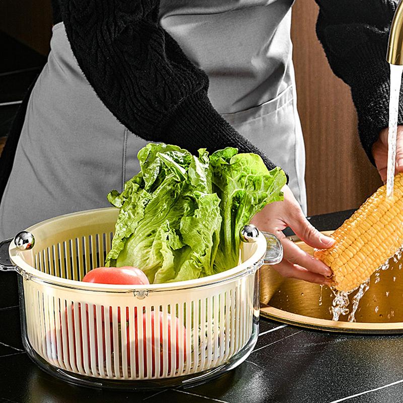 Norvo | Manuell Spin Grønnsaksdreneringskurv