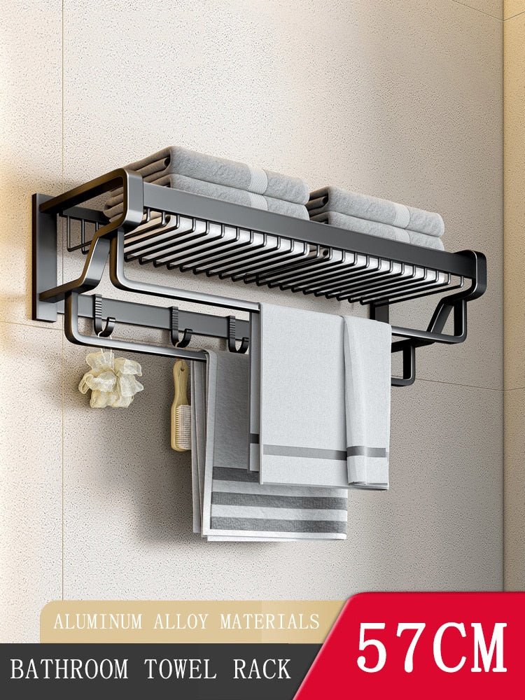 Norvo | Luksus Veggmontert Håndklestasjon Bad Organisator