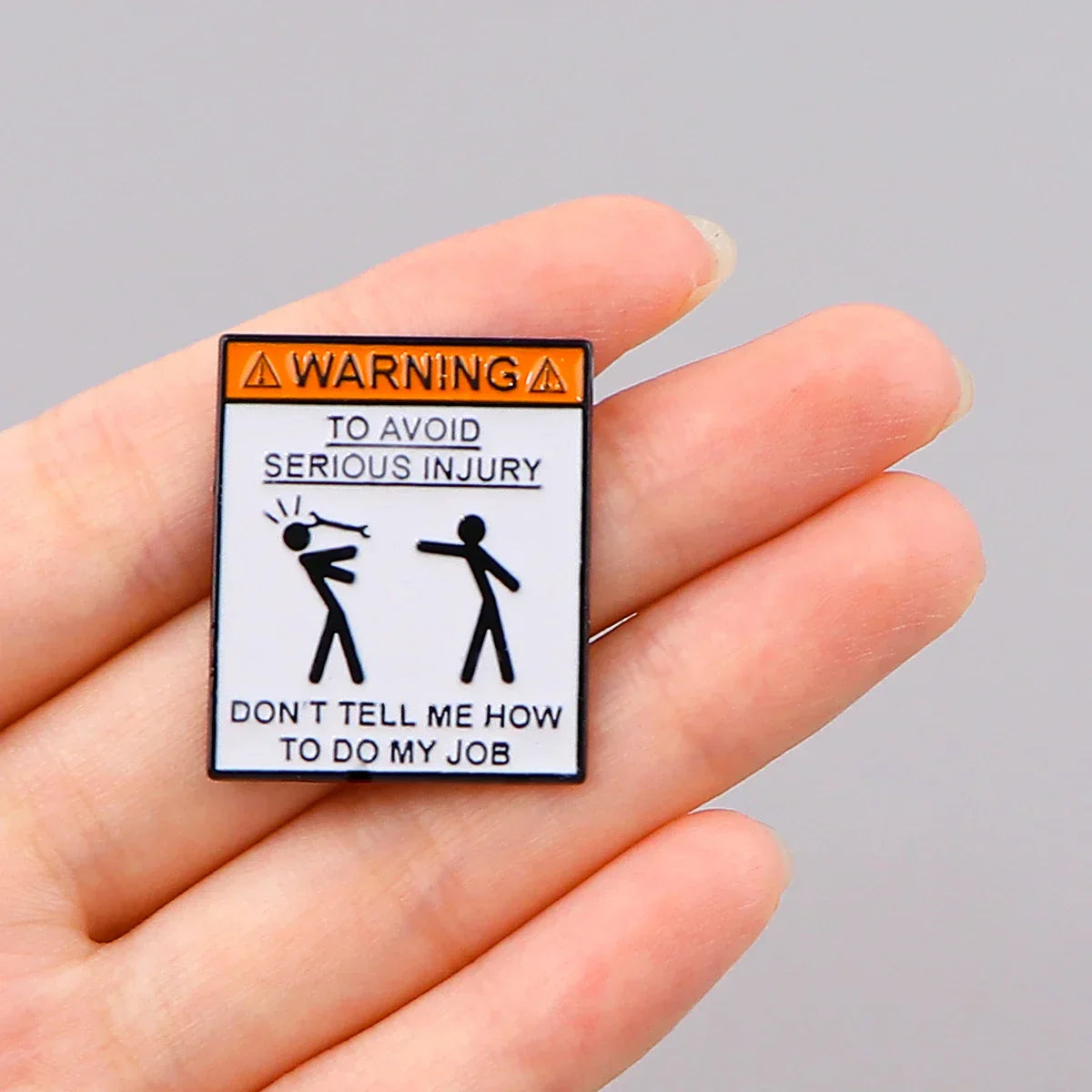 Norvo | Ikke fortell meg hvordan jeg skal gjøre jobben min Morsom skilt