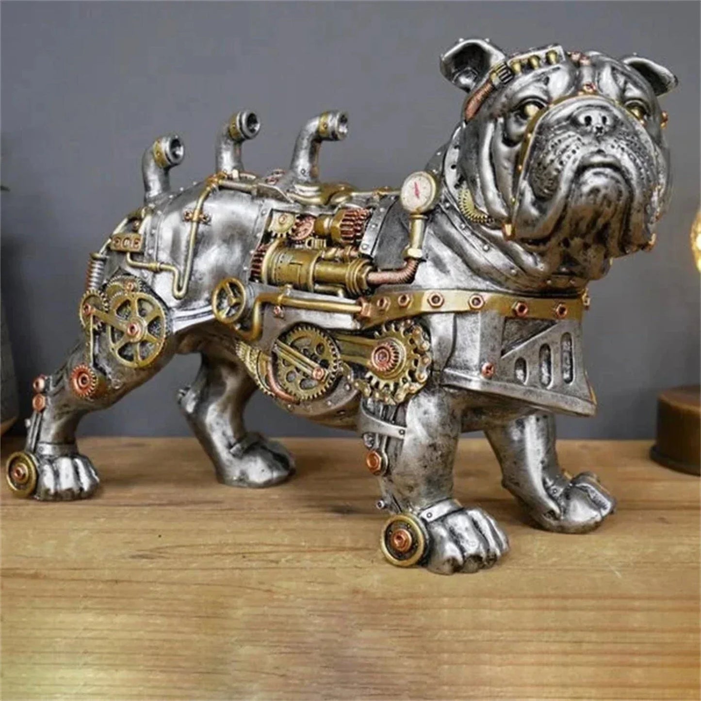 SteamBeast - Steampunk Dyrefigurer med Gears Norvo