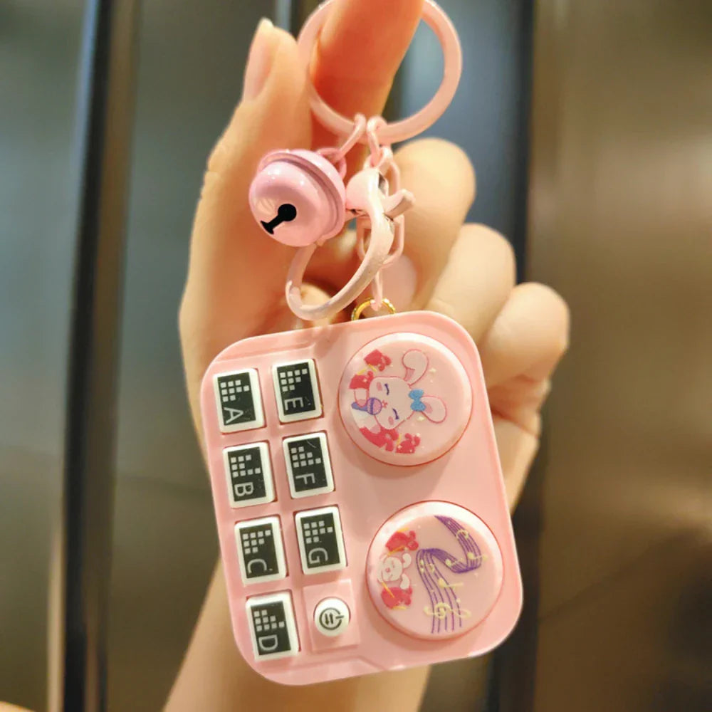 Norvo | Mini DJ Platespiller Leketøy Nøkkelring