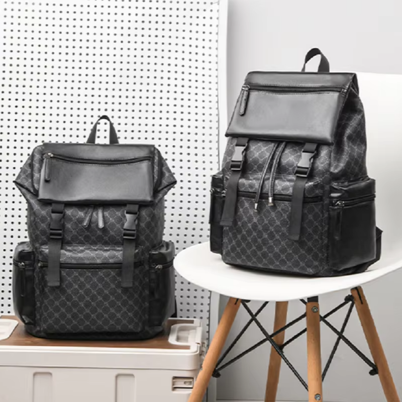 Norvo | Premium Multi-Funksjonell Lær Reise Ryggsekk