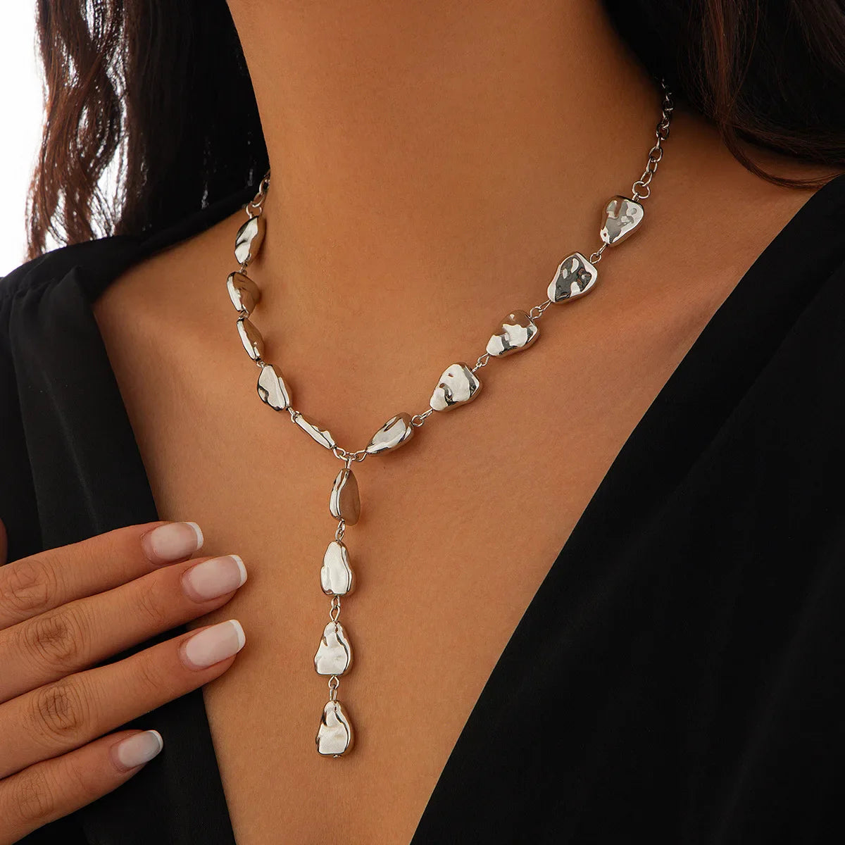 Norvo | Moderne Sten Inspisert Lariat Halskjede