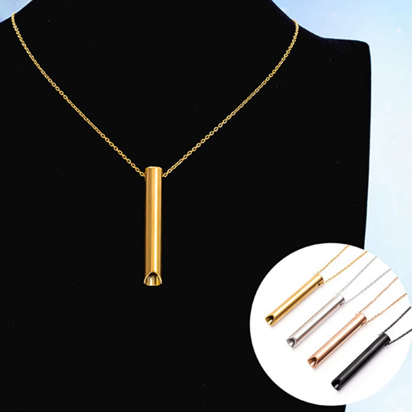 Norvo | Mindful Pustesmykke for Avslapning og Angstdemping