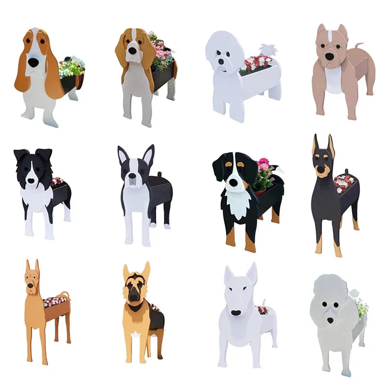 Norvo | Blomsterpotte - Pawsome - Hund Plantebeholder - Ulike Raser