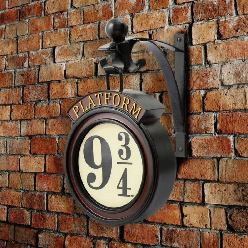 Norvo | Harry Potter 9 3/4 Figur Nattbord Lampe LED Magiske Vegglamper Plattform Hogwarts 3D Lampe Harrys Rom Dekorasjon Barne Bursdagsgave