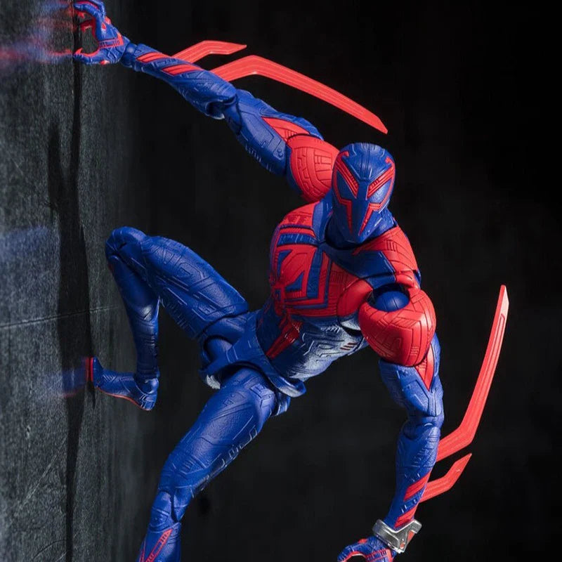 Spider-Man 2099 PVC Action Figure - Samleobjekt Miles Morales Dukke for Fans, Perfekt Gave for Barn og Samlere