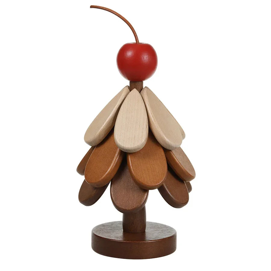 Norvo | Treet form Massivtre Isoleringsmatte – Anti-brenning Gryte matte for Spisebord, Kreativ Festgave & Interiør