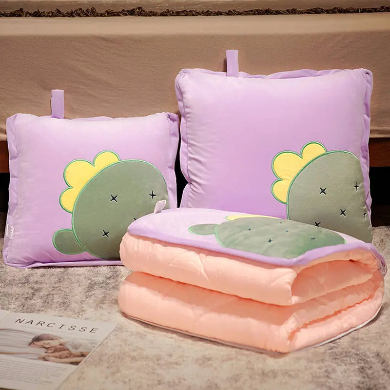 Norvo | Lekker Cartoon Toast Foldbar Reisepute Teppe