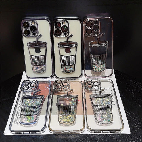 Norvo | Glitter Star Drink Cup iPhone Cover