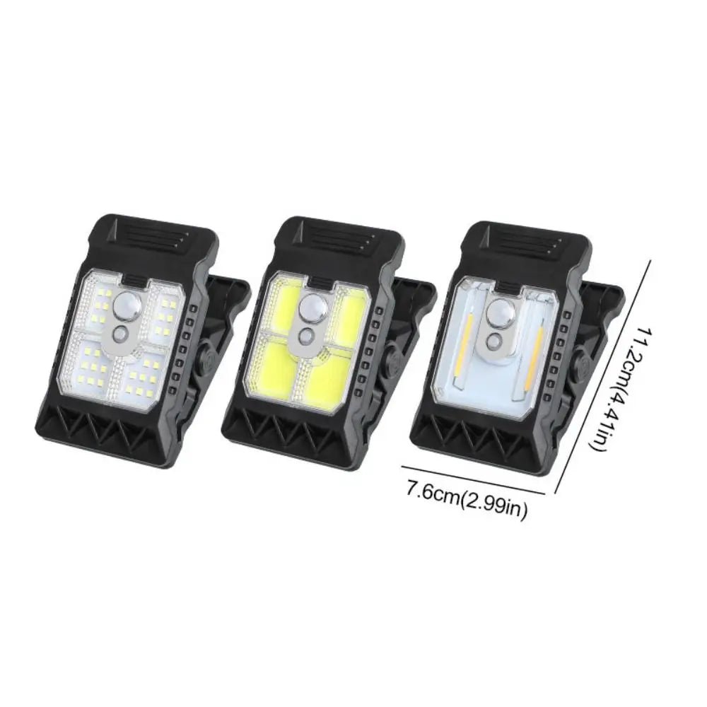 Norvo | Praktisk clip solcellelampe med bevegelsessensor