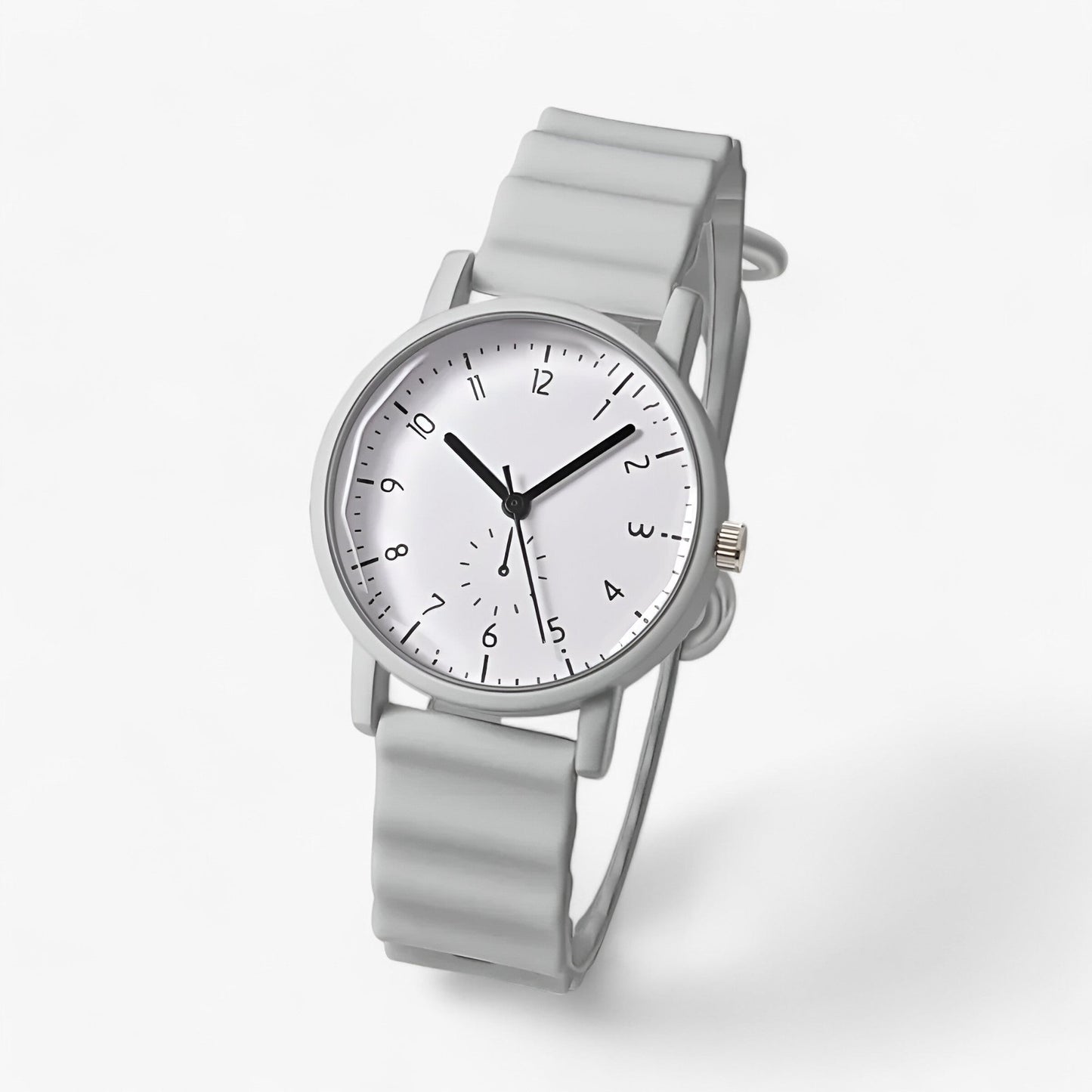 Norvo | Mina Jelly Watch – Fargerik Kvarts Klokke med Elegant Silikon Bølgesnor