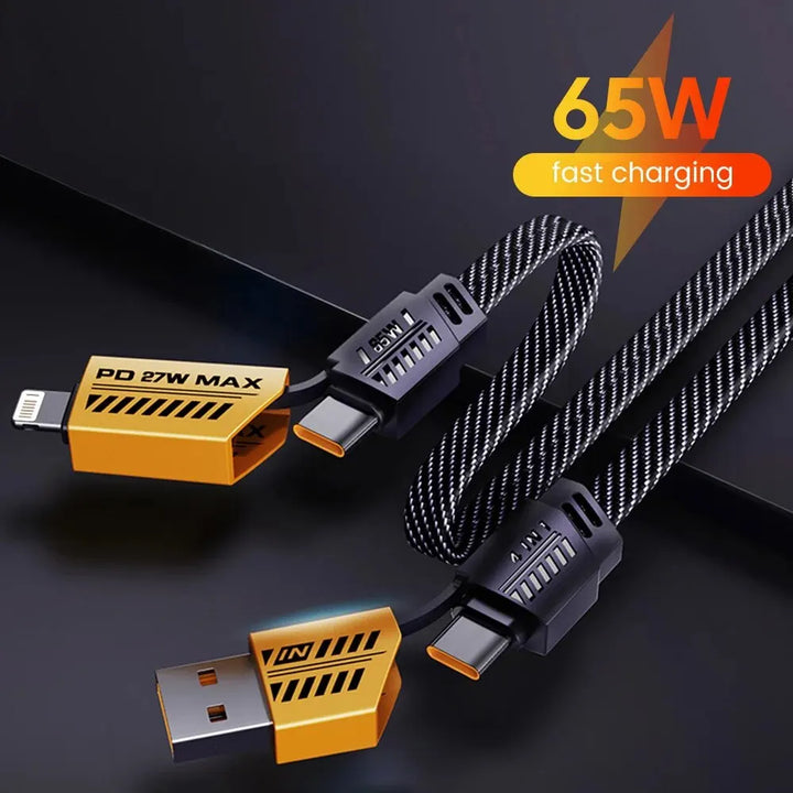 Norvo | Ultra Strong 4 i 1 Hurtigladings Datakabel