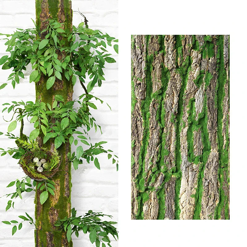 Norvo | DIY Veggdekorasjon Grønn Plante Bark
