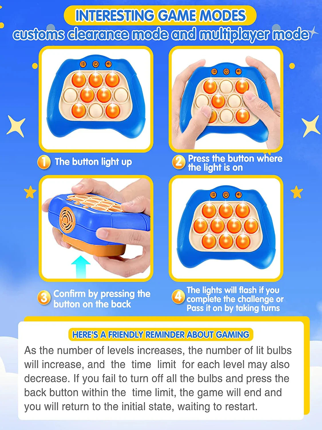 Norvo | Musikk Pop Up Fidget Leketøy