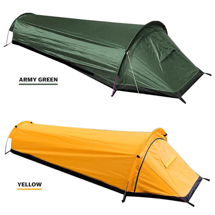Norvo | Trekvento SoloShield Ultralett Enkeltelt | Vanntett & Vindstøtende | Med Aluminiumstenger & Lagringspose | For Fotturer, Turer & Camping