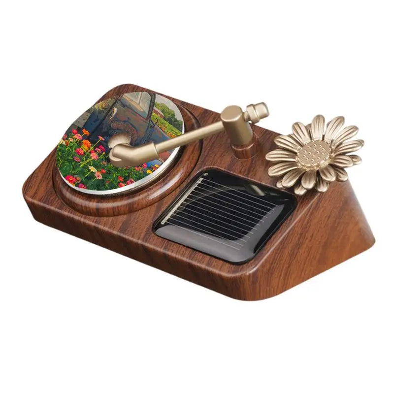 Norvo | Roterende Solart Retro Platespiller Bil Luftrenser