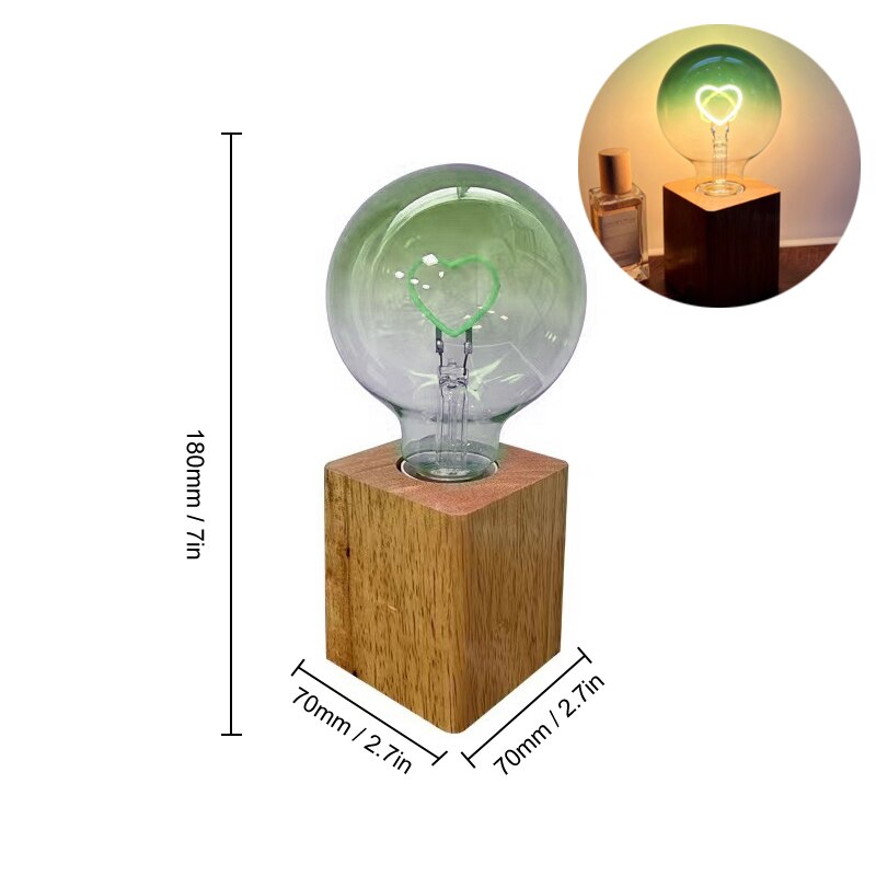 Norvo | Evighet Kjærlighet Hjerte LED Atmosfære Lampe