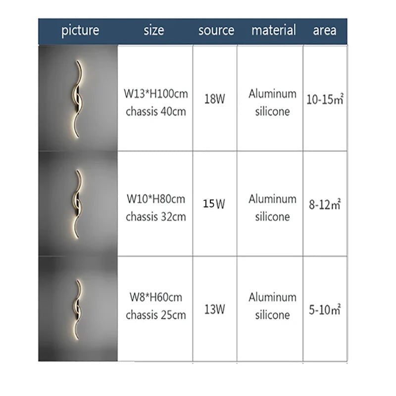 Norvo | LumiStripes | Moderne LED Vegglampe | Minimalistisk Vegglampe i Stripes Design | Innendørs Belysning for Soverom & Stue