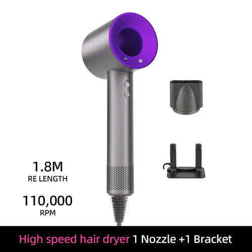 Norvo | Ion Hårføner | 200 Million Negative Ions | Intelligent Temperaturkontroll | 110,000 RPM