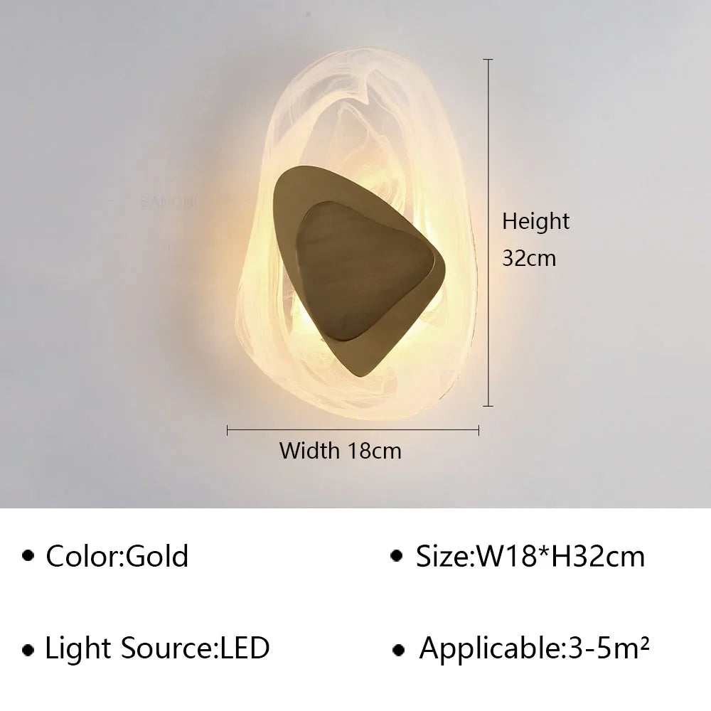 GlowElegance – LED Vegglampe for Soverom & Stue Norvo