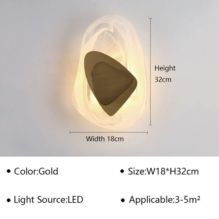 GlowElegance – LED Vegglampe for Soverom & Stue Norvo
