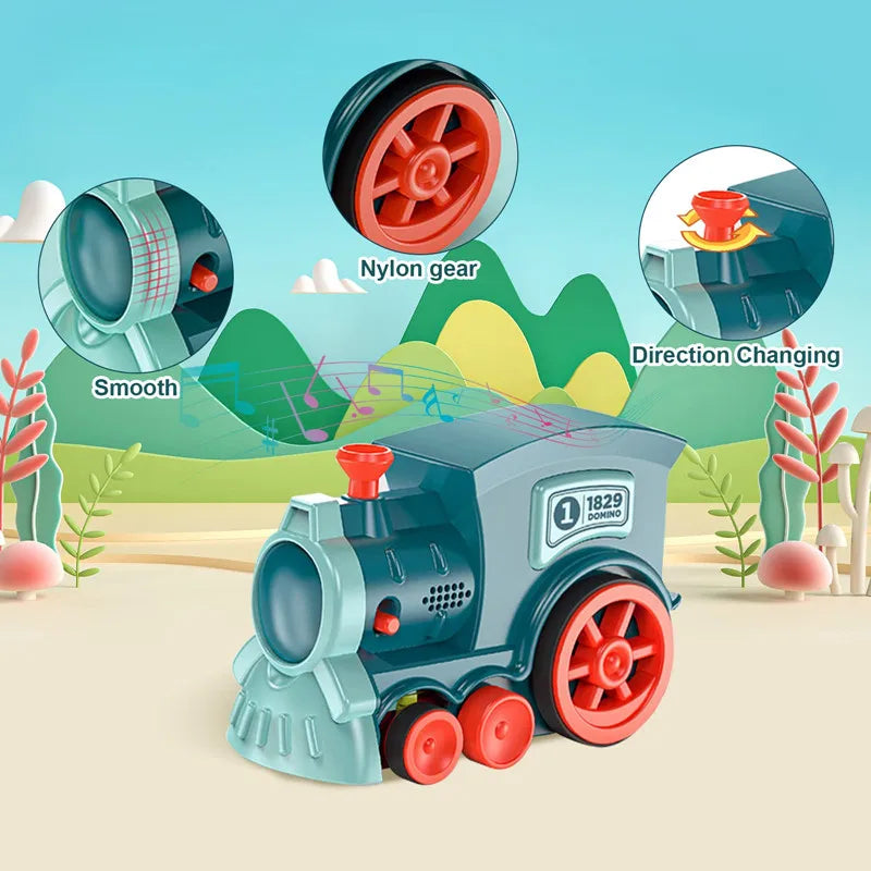 Norvo | Barn Automatisk Legging Domino Tog