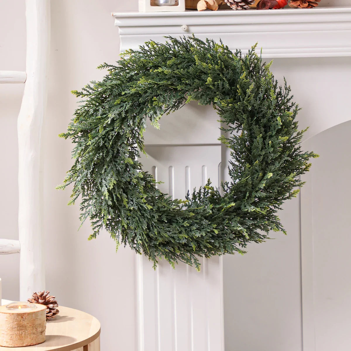 Norvo | Verdania | Kunstig Einerkrans | Eviggrønn | 30 cm Ø | Lite vedlikehold Dekor for Hjem & Hage