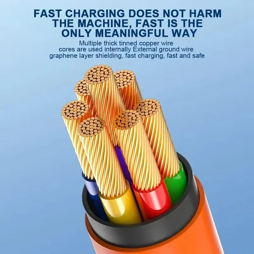 Norvo | Ultra-Nettbar 180° Roterende USB-C Hurtiglader Kabel for Spill-telefoner