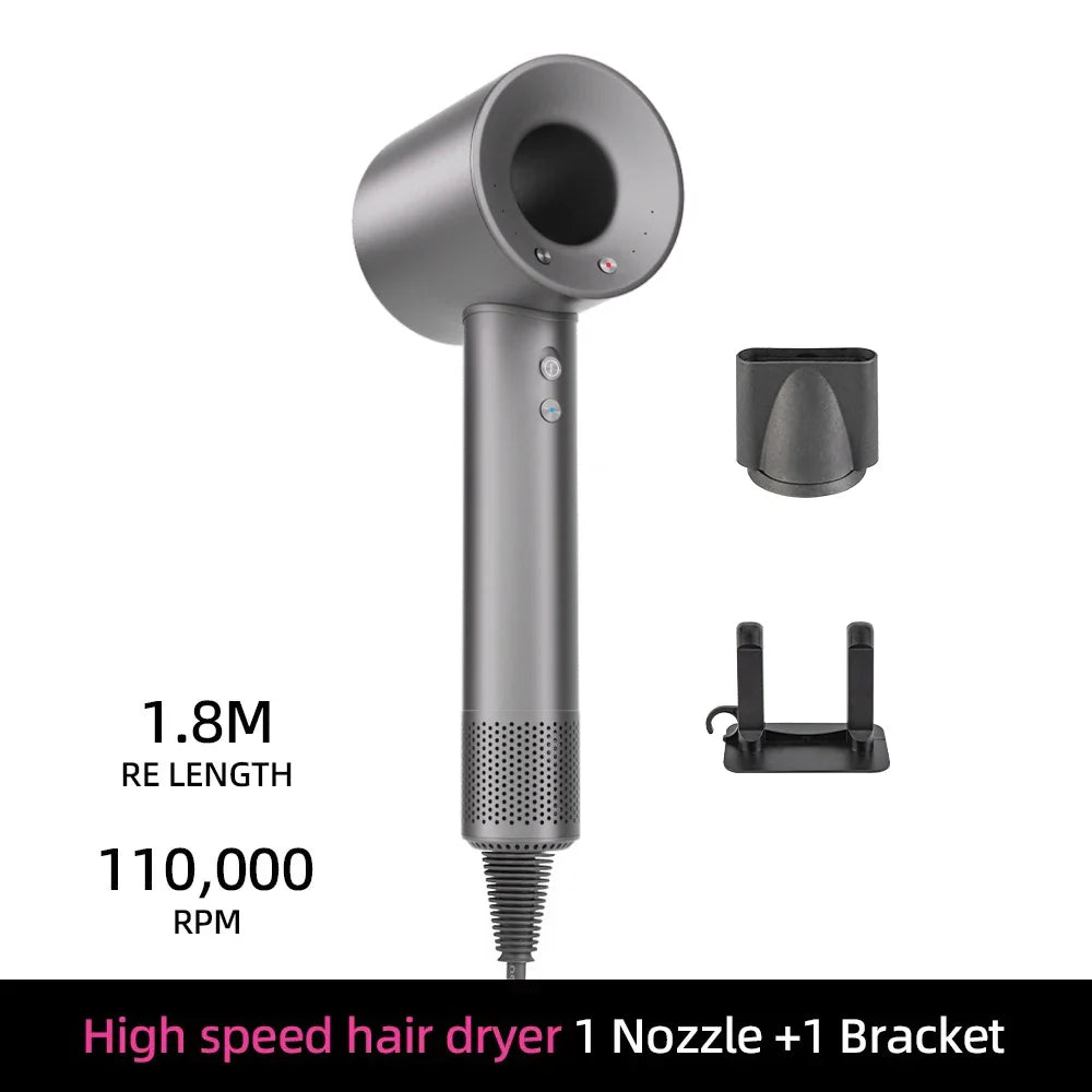 Norvo | Ion Hårføner | 200 Million Negative Ions | Intelligent Temperaturkontroll | 110,000 RPM