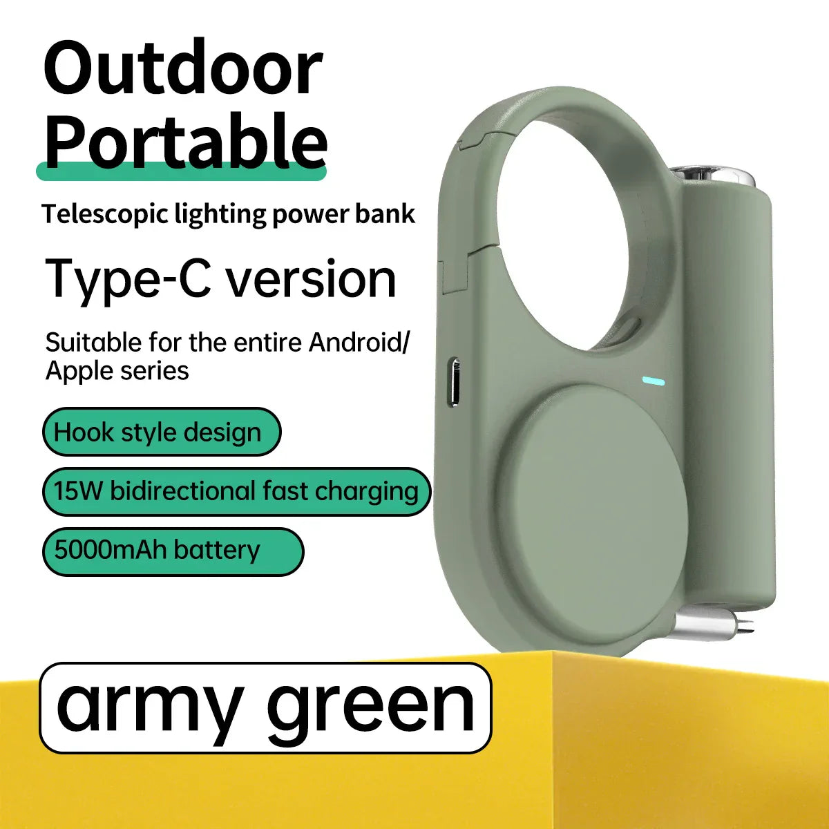 Norvo | Clip-On Dual-Port Nødstrøm Bank