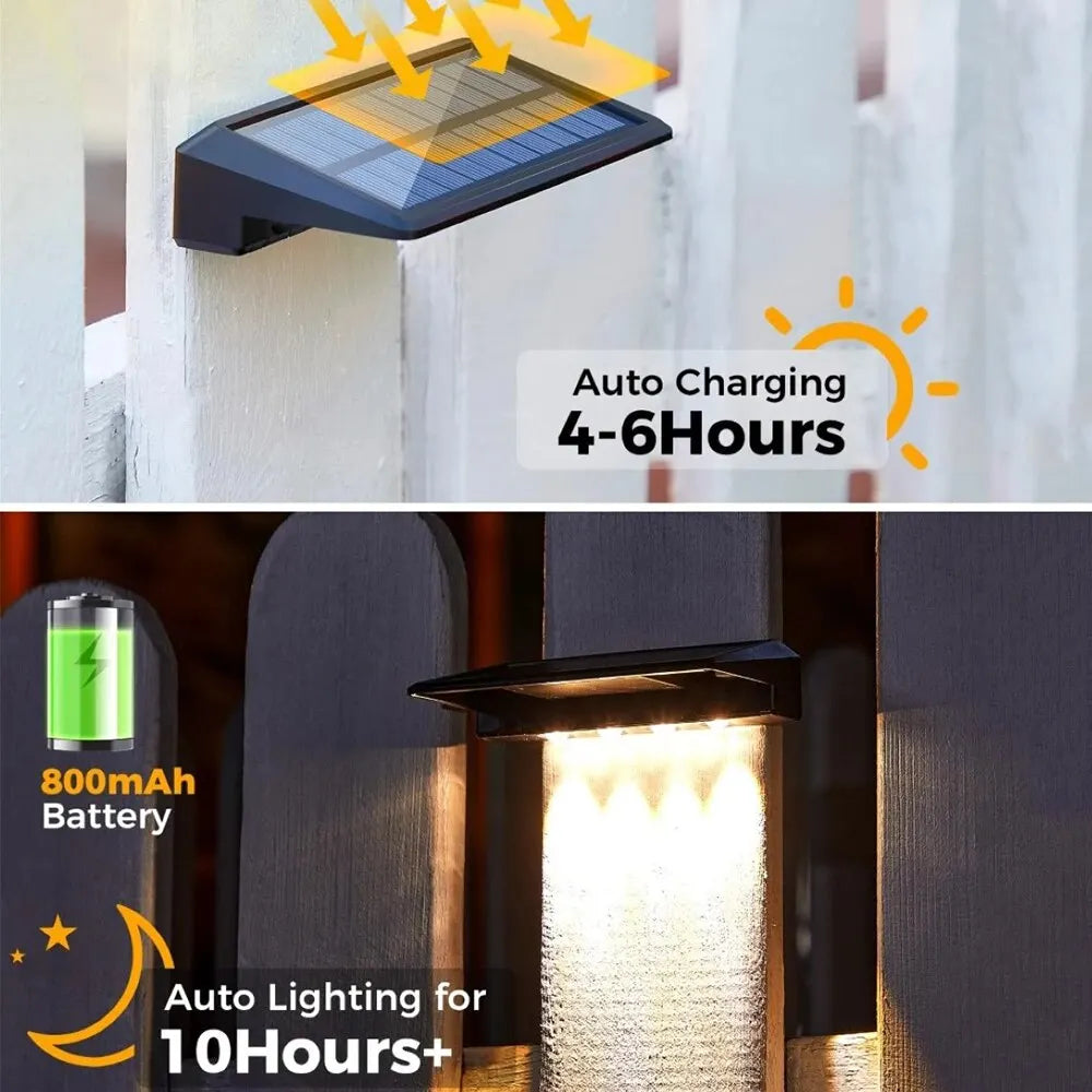 Norvo | EcoRadiance Solar Accent Lights 2-Delt Sett | Utendørsbelysning | Energieffektiv | Dekorativt lys for hage og terrasse