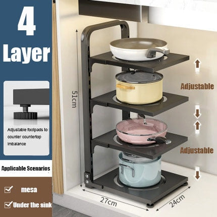 Norvo | Enkel Stable Justerbart Multi-lags Hjørneskap